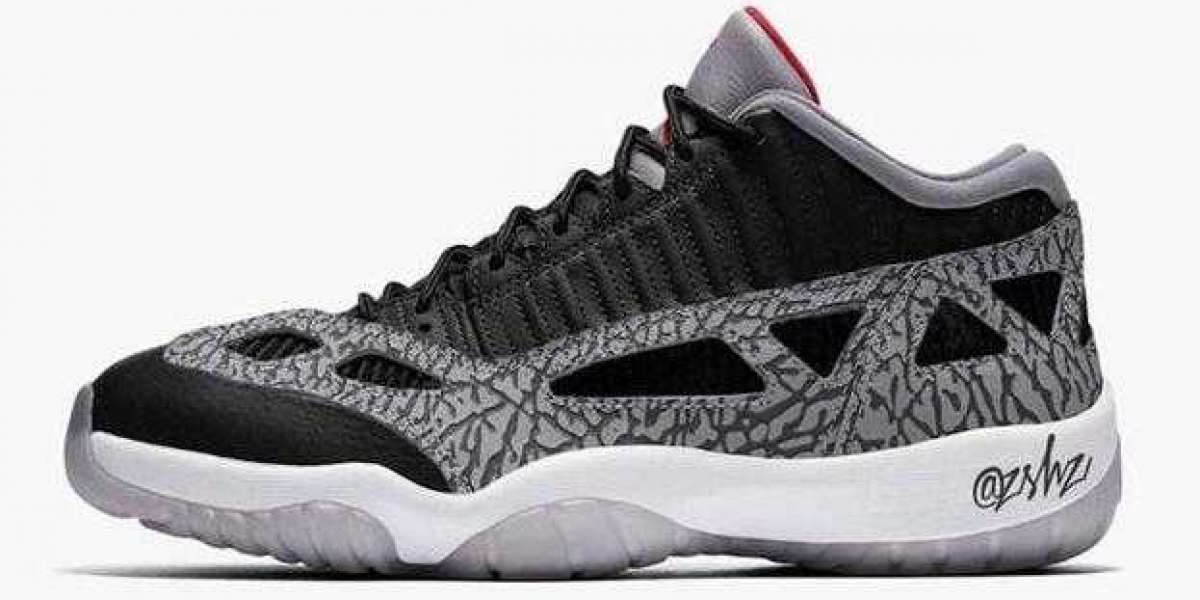 Where to buy Air Jordan 11 Low IE Black Cement ?