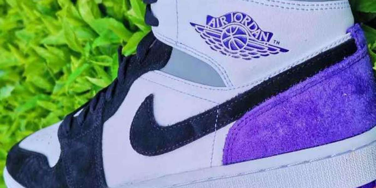 Where to buy latest Air Jordan 1 Mid Black White Purple ?