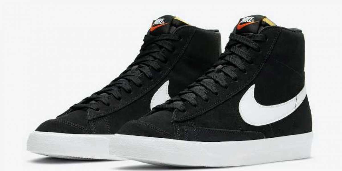 New Sale Nike Blazer Mid ’77 Suede Black White CI1172-005