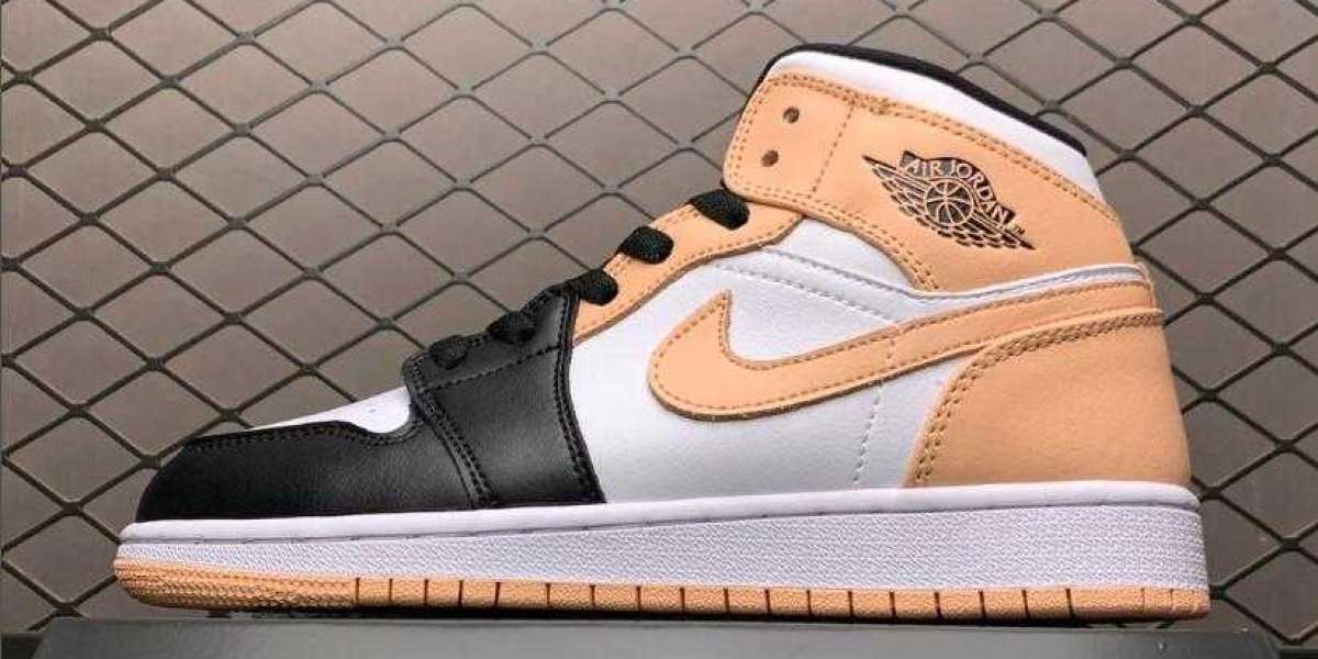 Cheap Air Jordan 1 Mid “Crimson Tint” 554724-133