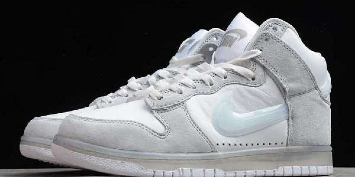 Slam Jam x Nike Dunk High White/Clear-Pure Platinum 2020 New Released DA1639-100