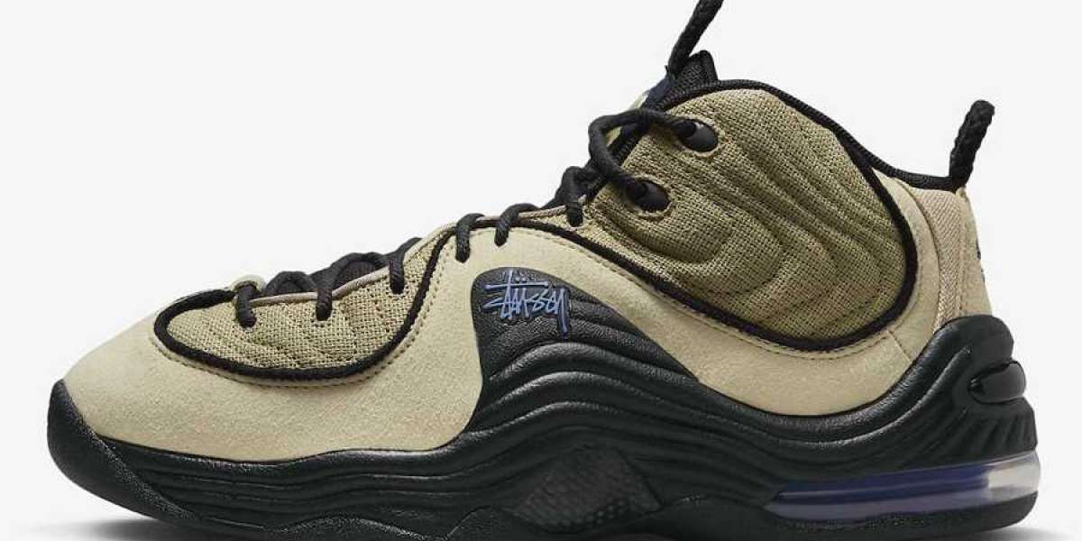 2023 New Stussy x Nike Air Penny 2 "Fossil" DX6934-200 Hide Co-name Leaks!