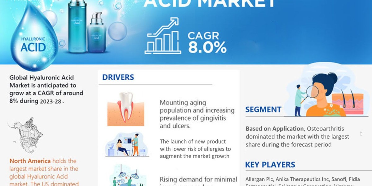 Hyaluronic Acid Market Business Strategies and Massive Demand by 2023 Market Share Revenue and Forecast