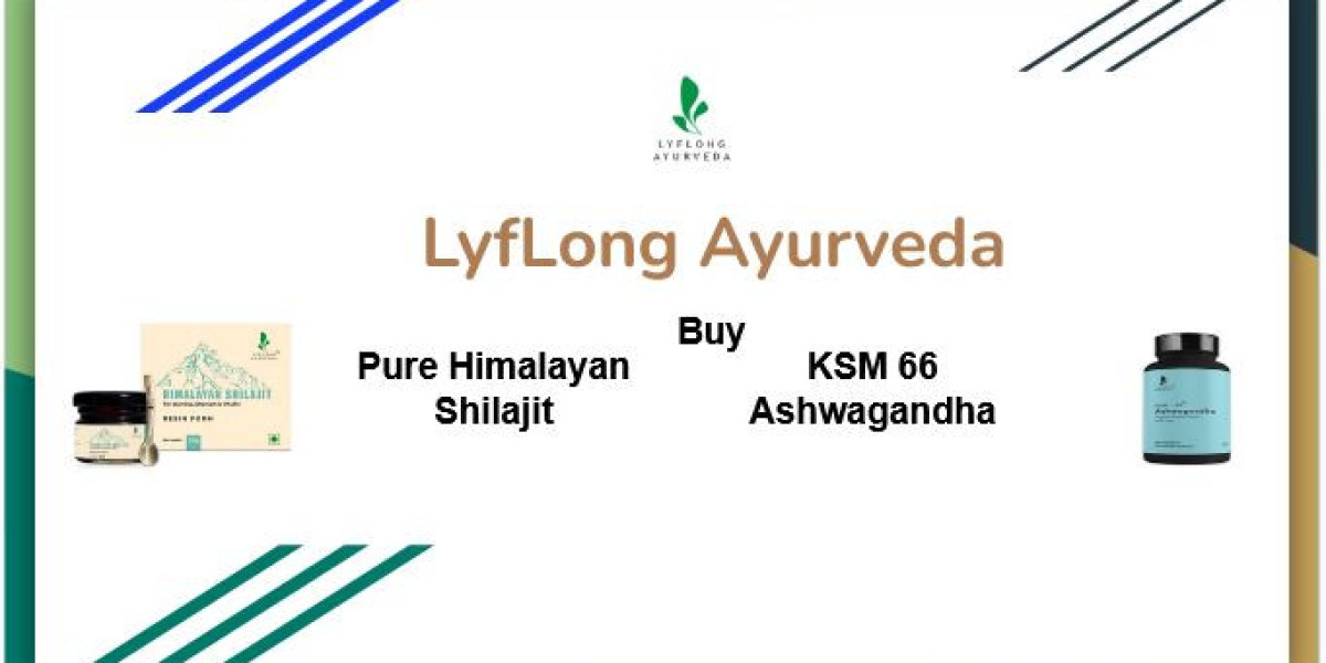 Discover Ayurvedic Wellness with LyfLong's Pure Shilajit and KSM 66 Ashwagandha