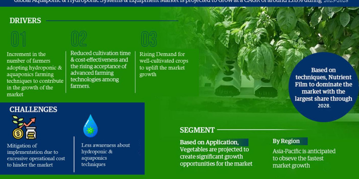Aquaponic & Hydroponic Systems & Equipment Market Navigating Challenges, Assessing Demand, and Future Scope | Re