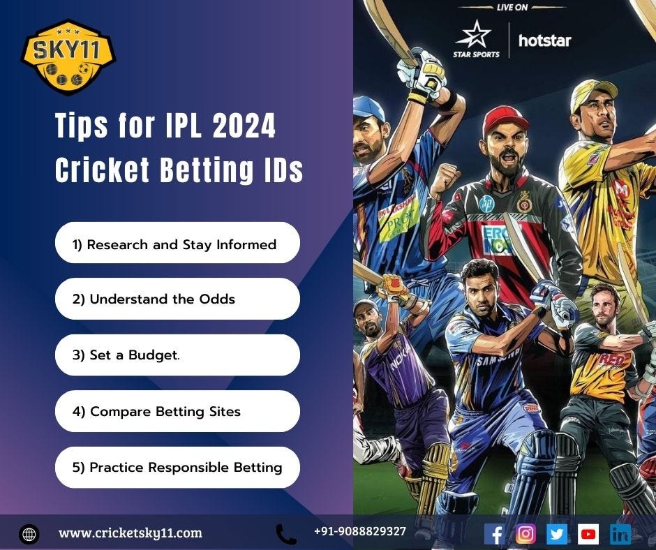 Essential Tips for IPL 2024 Cricket Betting IDs | by Cricket Sky 11 | Mar, 2024 | Medium