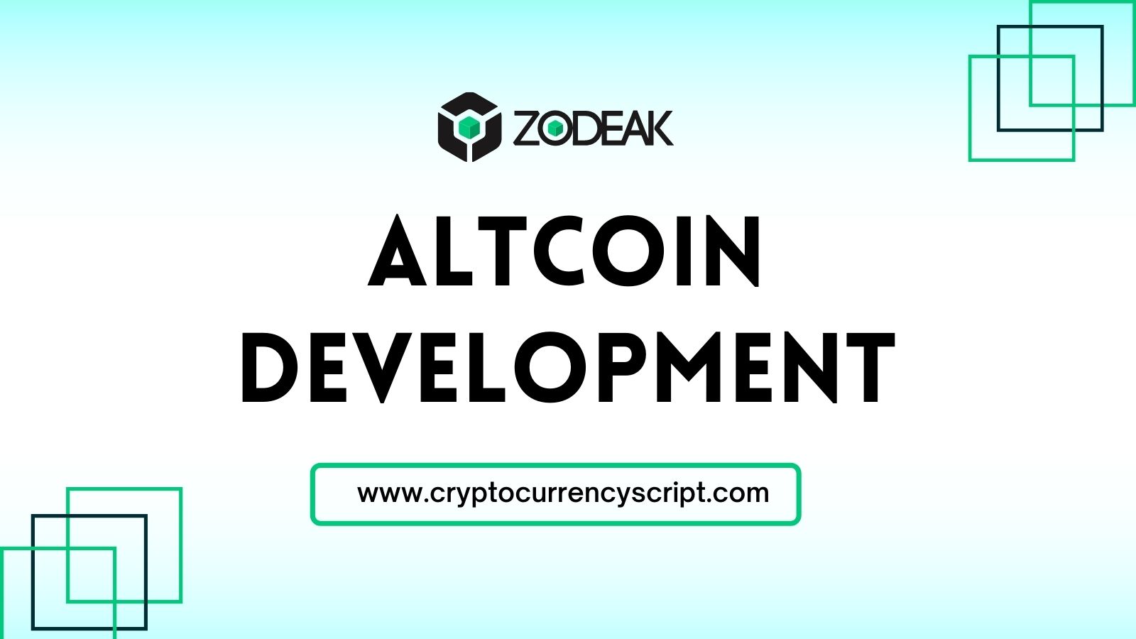Altcoin Development Services | Crypto coin creation | Zodeak