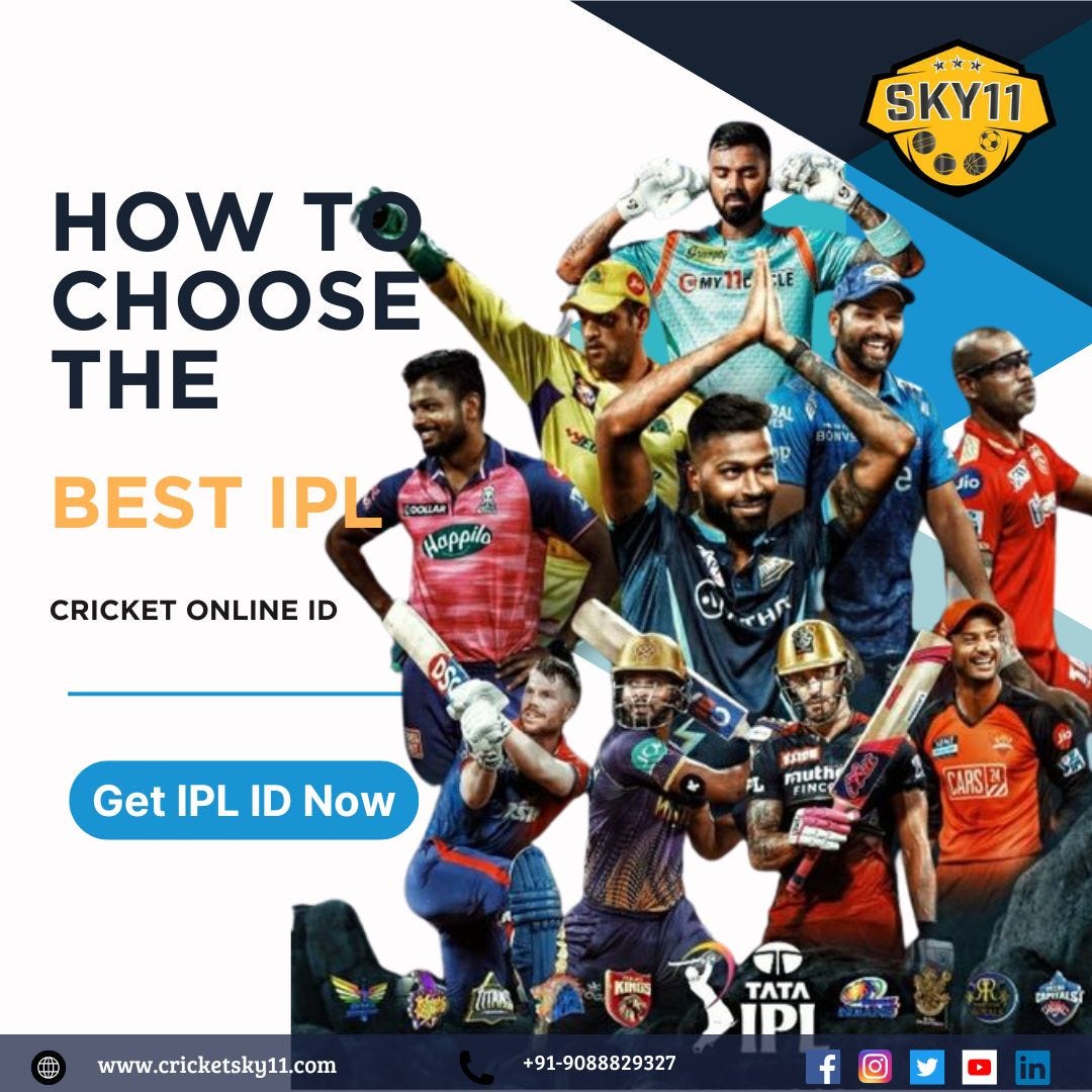How to Choose the Best IPL Cricket Online ID | by Cricket Sky 11 | Apr, 2024 | Medium
