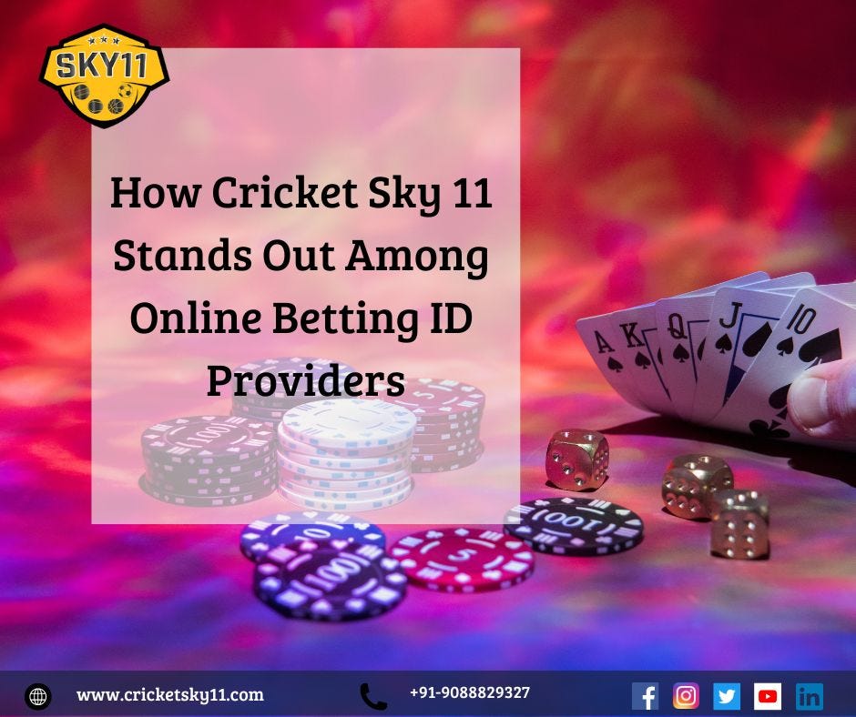 How Cricket Sky 11 Stands Out Among Online Betting ID Providers | by Cricket Sky 11 | Apr, 2024 | Medium