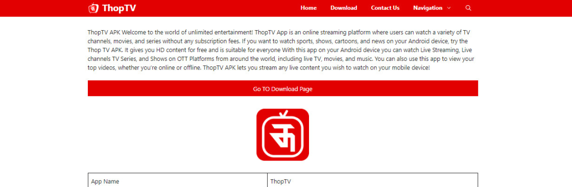 ThopTV APK Cover Image