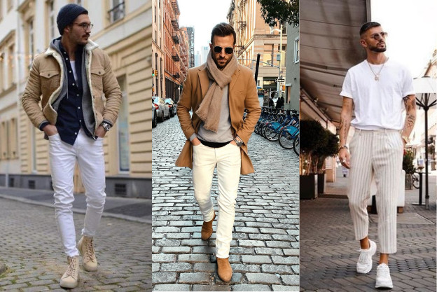 Choosing the right Shoes color with white pant