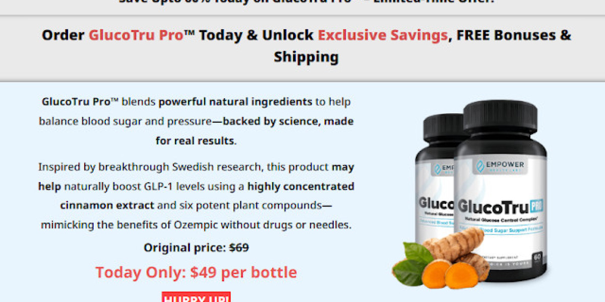 Natural Blood Sugar Management with GlucoTru Pro