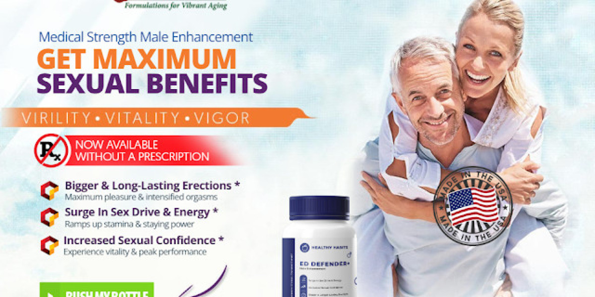 ED Defender+ Capsules: Boost Size, Stamina & Confidence Naturally