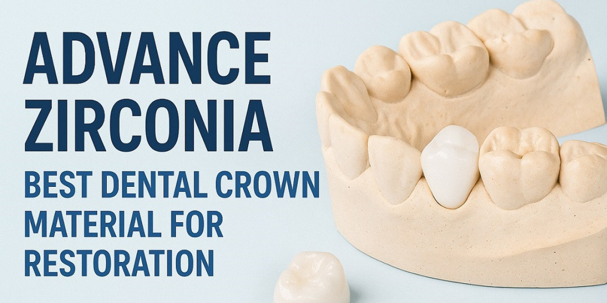 Advance Zirconia Best Dental Crown Material for Restoration