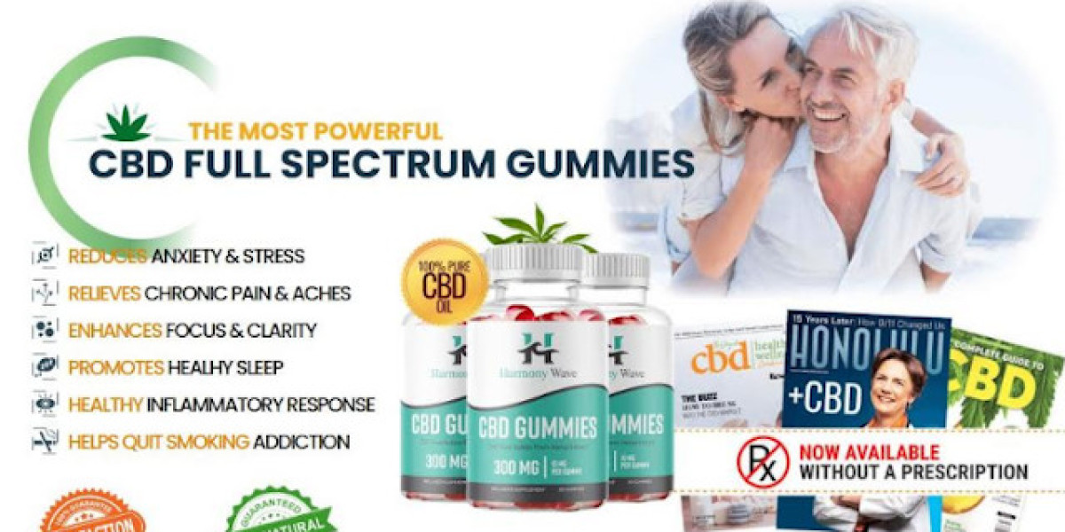 HarmonyWave CBD Gummies – Sweet Relief for Stress & Anxiety