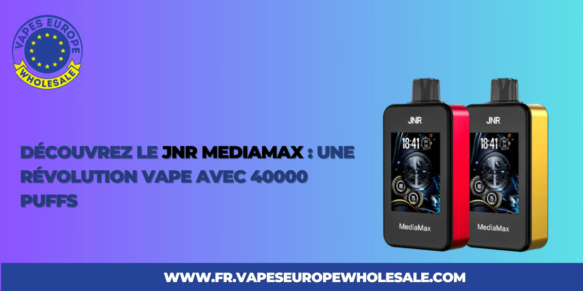 Découvrez le jnr mediamax : Une Révolution Vape avec 40000 Puffs