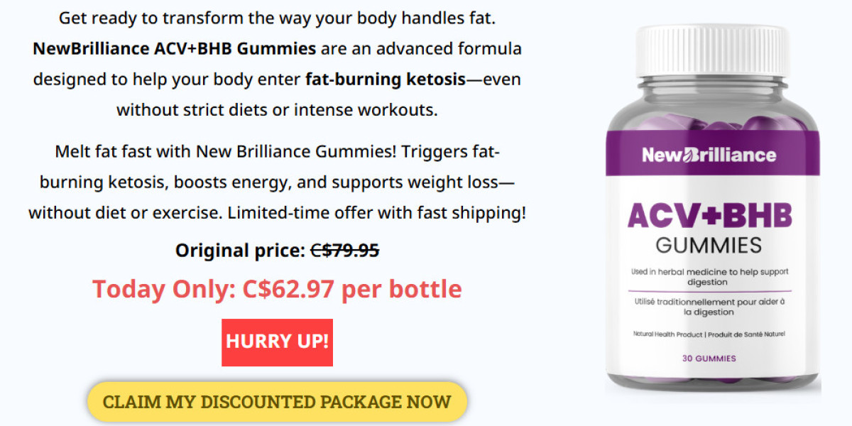 NewBrilliance ACV Gummies CANADA Price, Working & Reviews [2025]