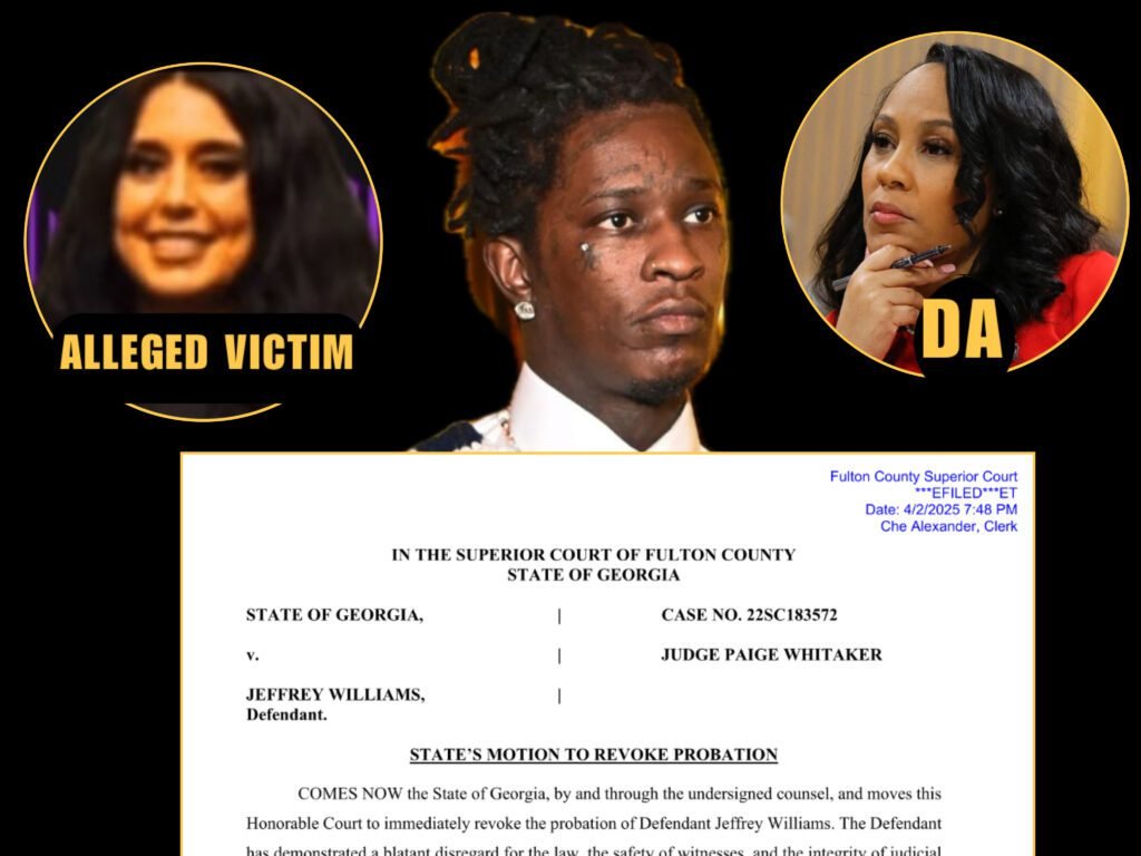 DA Fani Willis Files Motion To Revoke Young Thug's Probation