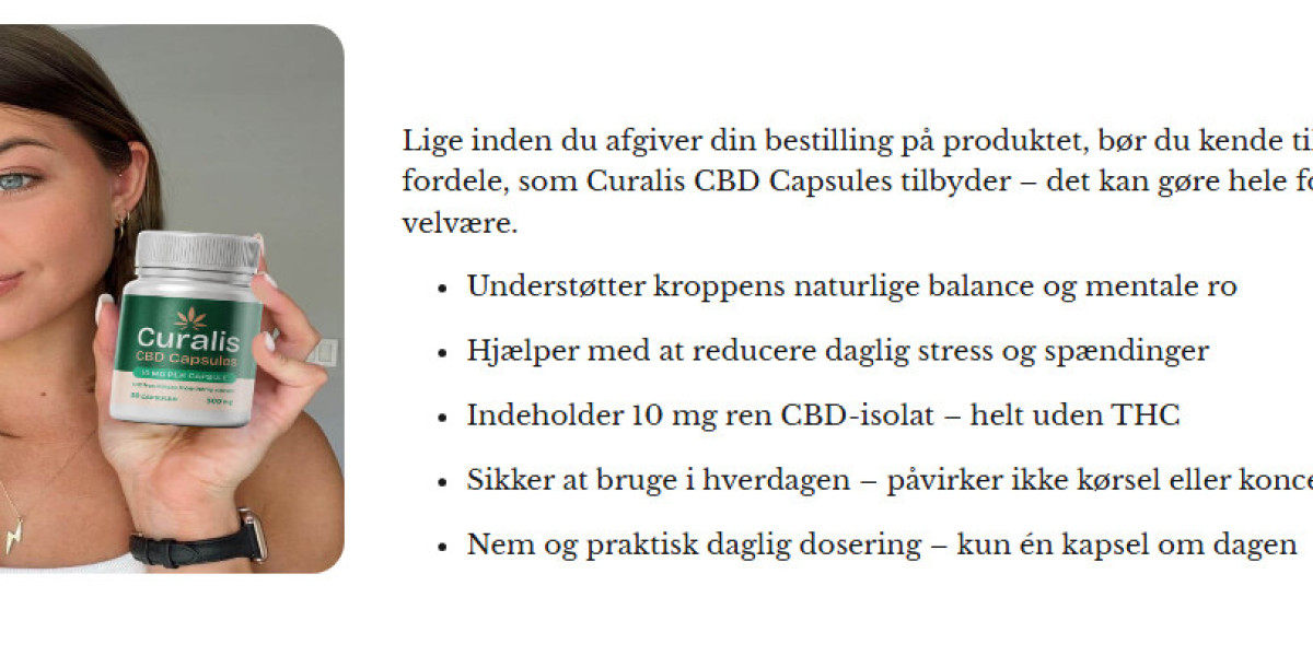 Curalis CBD Capsules Denmark: Naturlige mål for din velværerejse (Bestil nu)