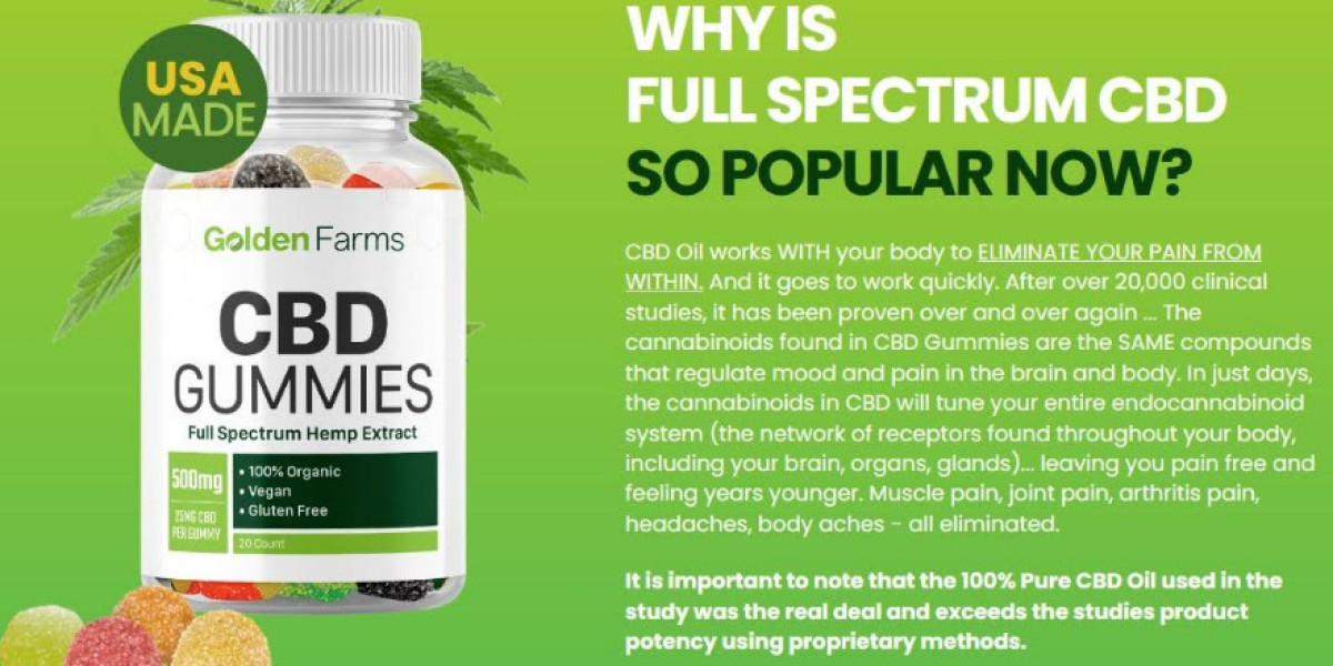 Golden Farms Gummies: The Premier Solution For Anxiety, Pain and Stress!