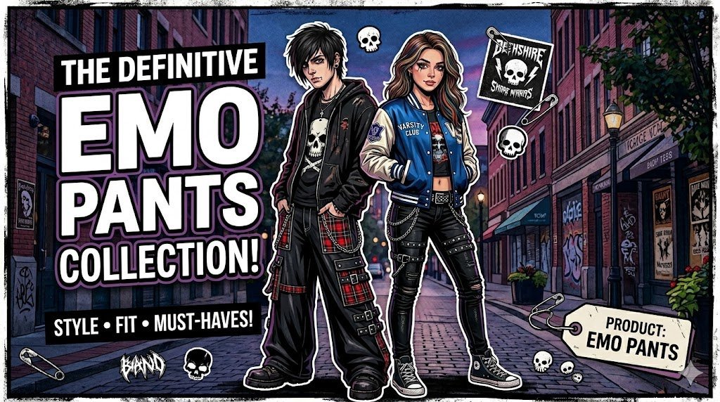 Shop Now Premium Quality Emo Pants USA Trendy Fashion