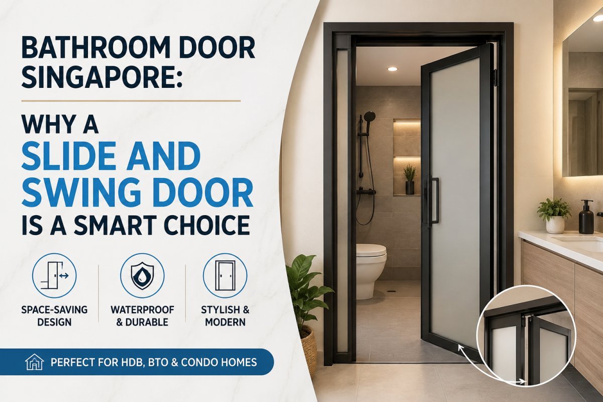 Bathroom Door Singapore: Why a Slide and Swing Door Is a Smart Choice