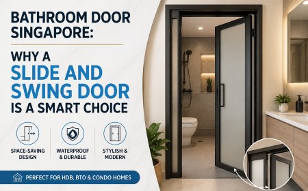 Bathroom Door Singapore: Why a Slide and Swing Door Is a Smart Choice