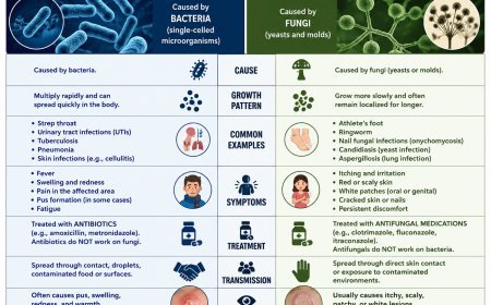 Bacterial Infection vs Fungal Infection