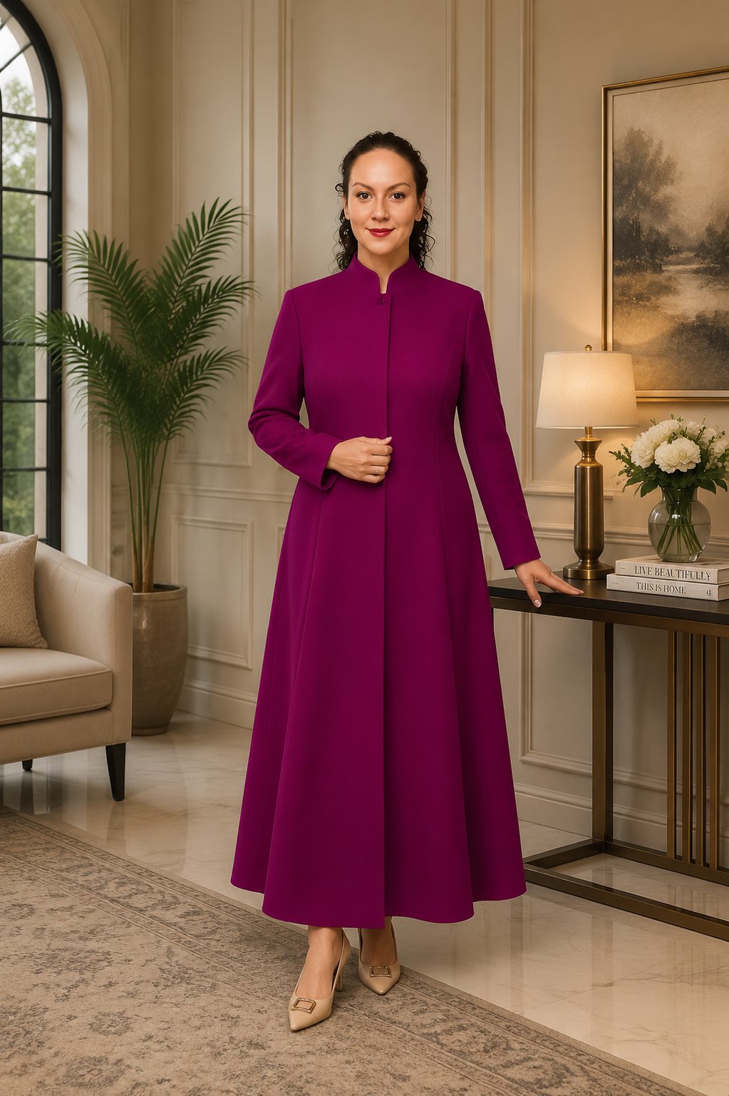 How Are Women's Clergy Robes Carefully Crafted? 