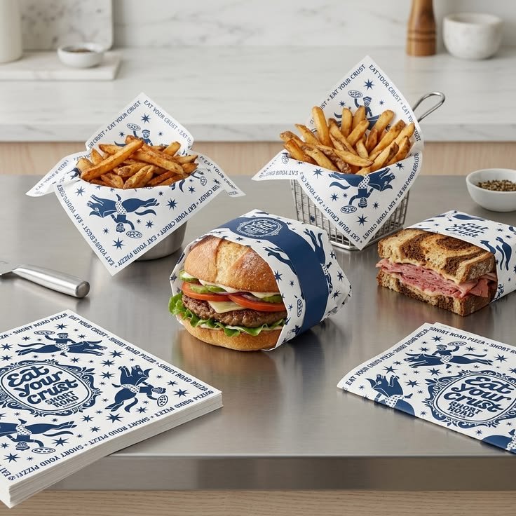 Why Custom Burger Paper Is a Good Choice for Burger Wrapping