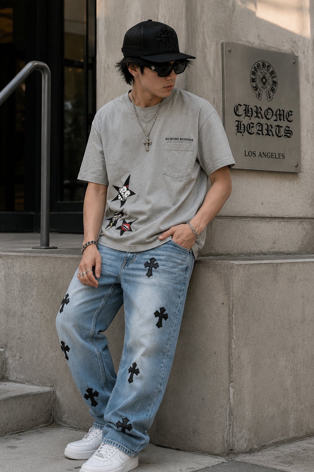 Chrome Hearts Jewelry With a Plain T-Shirt Is Still an Unbeatable Combination