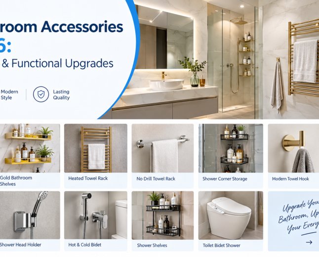 Best Bathroom Accessories for 2026: Smart, Stylish & Functional Upgrades