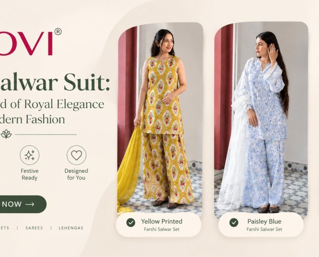   Best Farshi Salwar Suit in India | Buy Farshi Suit for Women Online – JOVI India